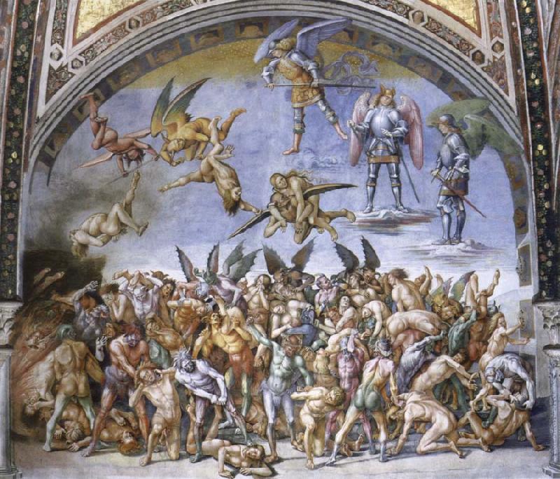 Luca Signorelli the last judgment oil painting image
